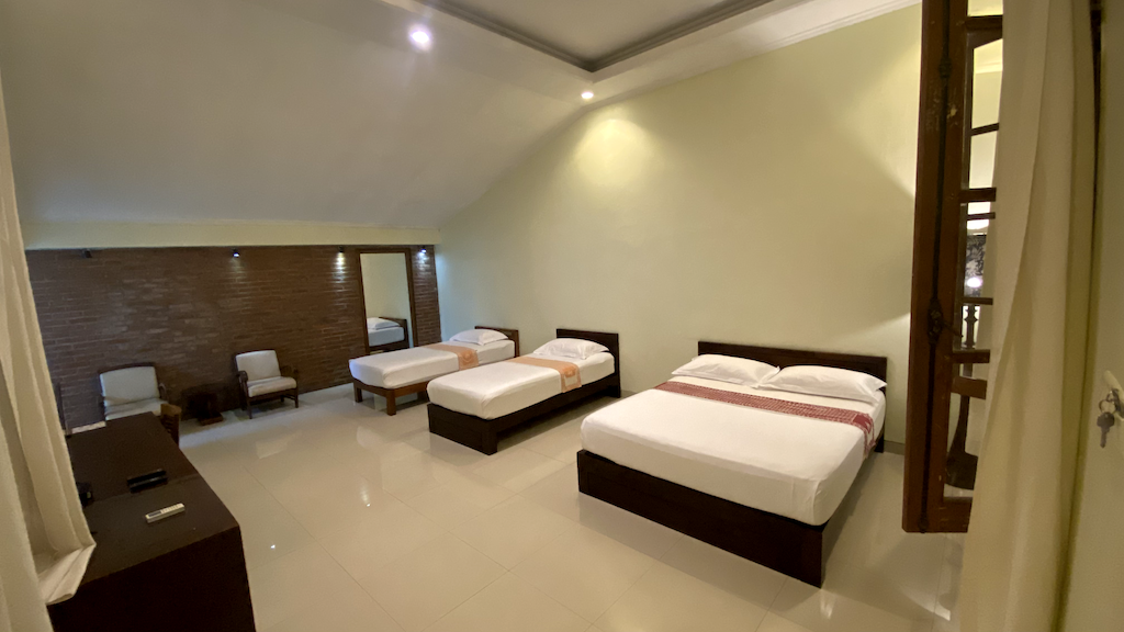 Family suite at Puri Pangeran Hotel in Pakualaman Yogyakarta