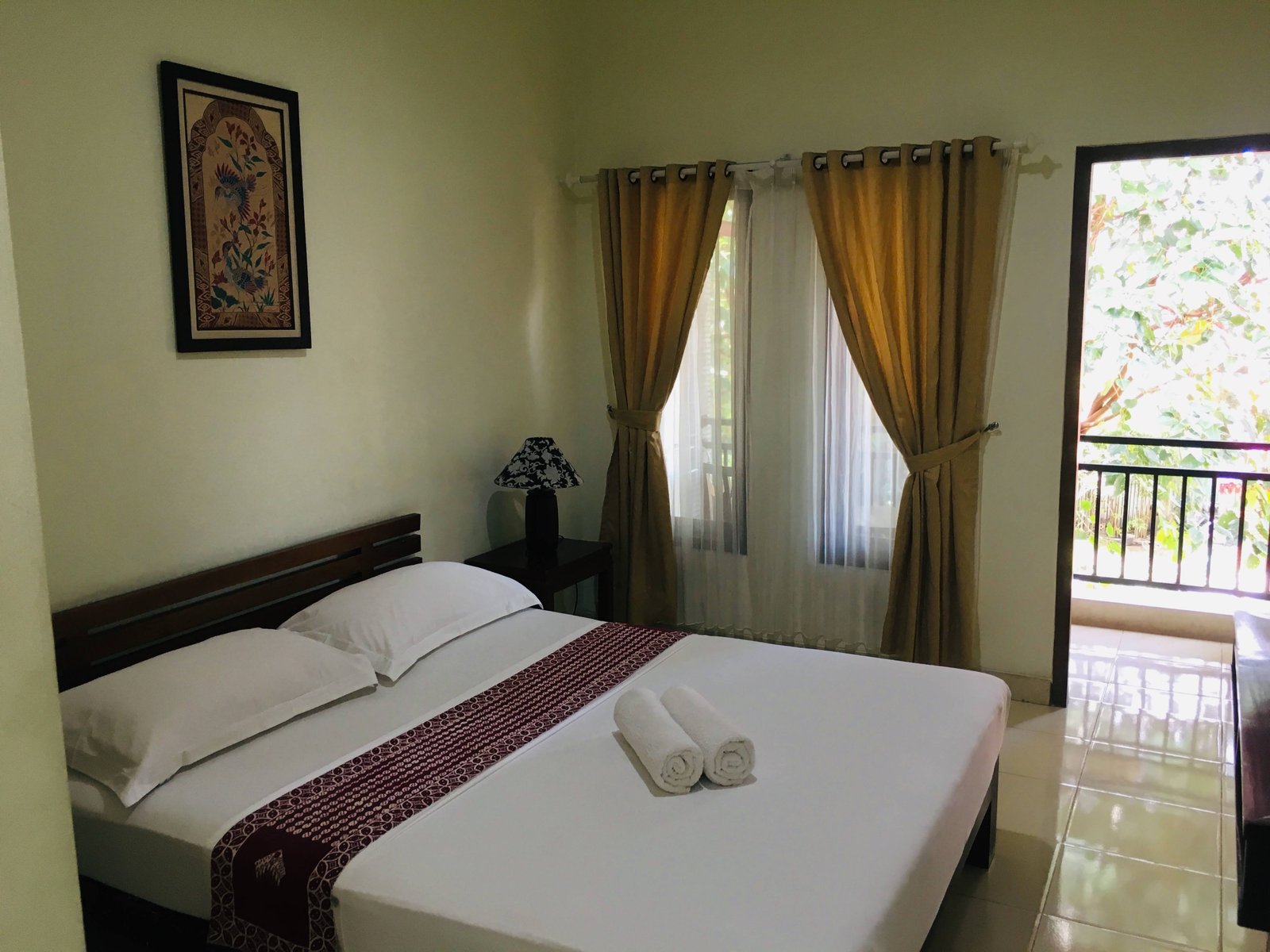 Standard room at Puri Pangeran Hotel Yogyakarta
